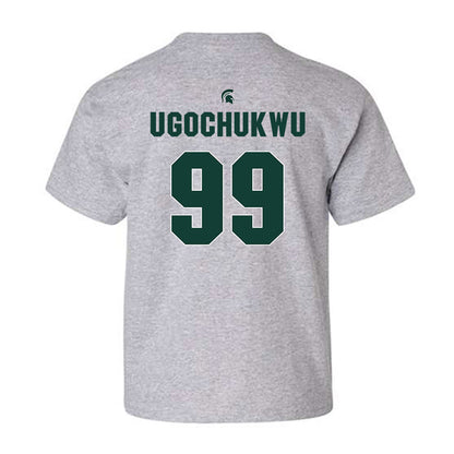 Michigan State - NCAA Men's Basketball : Divine-Collins Ugochukwu - Sports Shersey Youth T-Shirt-1
