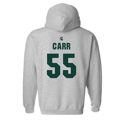 Michigan State - NCAA Men's Basketball : Coen Carr - Sports Shersey Hooded Sweatshirt-1