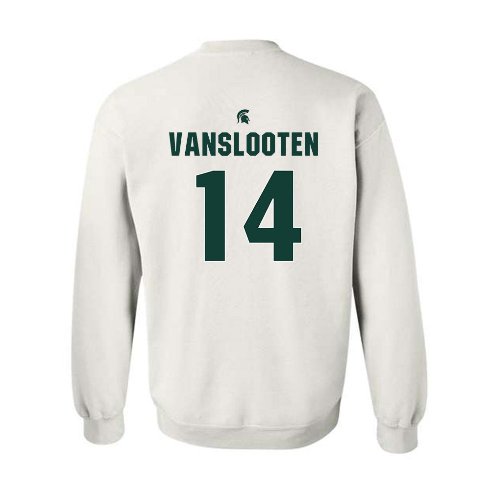 Michigan State - NCAA Women's Basketball : Grace VanSlooten - Sports Shersey Crewneck Sweatshirt