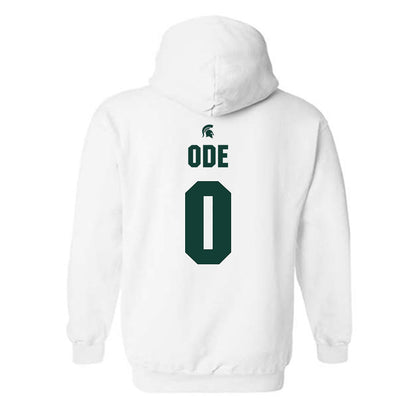 Michigan State - NCAA Women's Basketball : Jordan Ode - Sports Shersey Hooded Sweatshirt-1