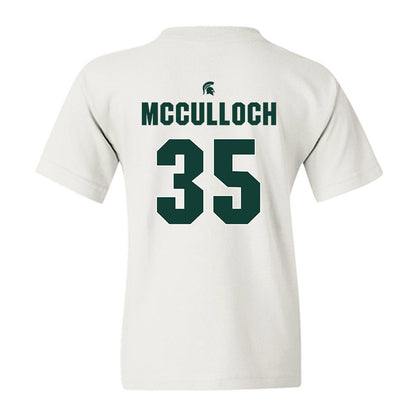 Michigan State - NCAA Men's Basketball : Jesse McCulloch - Sports Shersey Youth T-Shirt-1