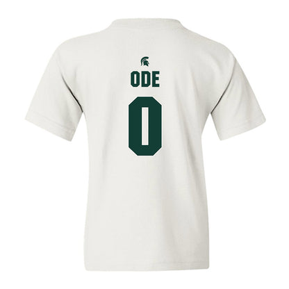 Michigan State - NCAA Women's Basketball : Jordan Ode - Sports Shersey Youth T-Shirt-1