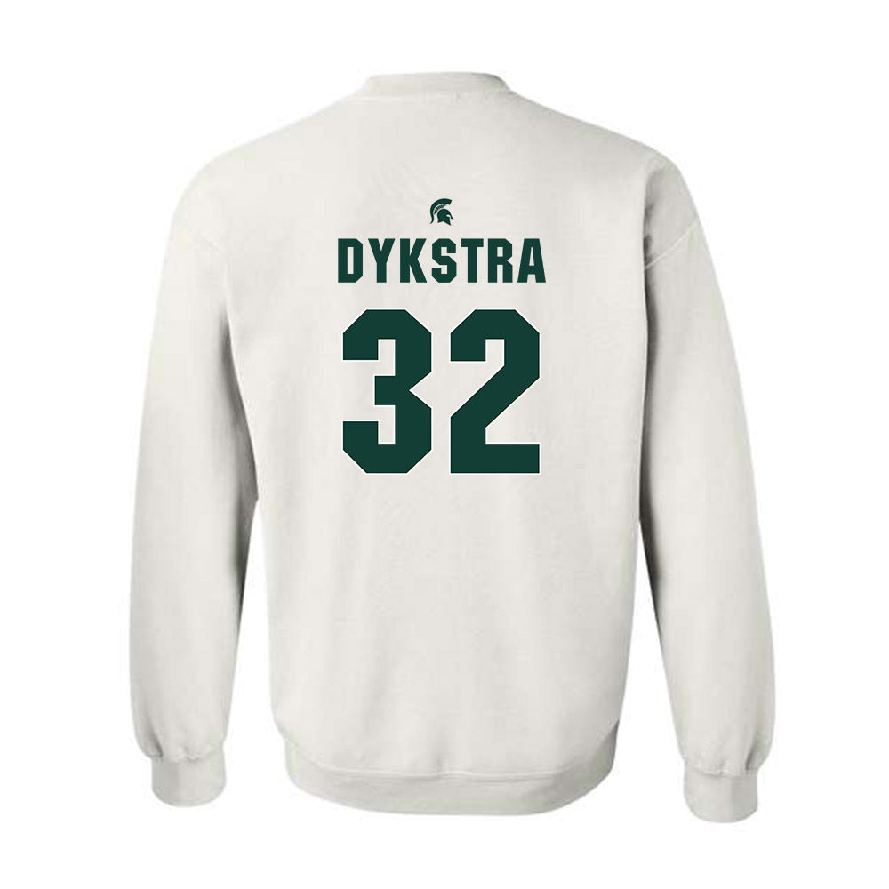Michigan State - NCAA Women's Basketball : Marah Dykstra - Sports Shersey Crewneck Sweatshirt-1