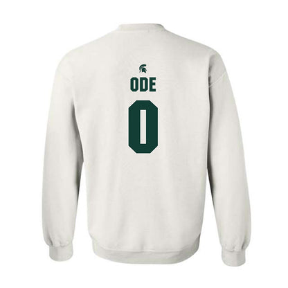 Michigan State - NCAA Women's Basketball : Jordan Ode - Sports Shersey Crewneck Sweatshirt-1