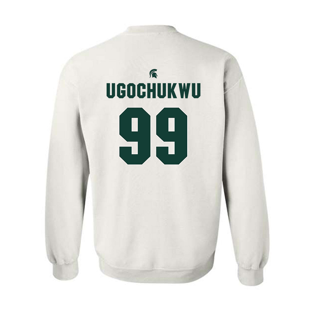 Michigan State - NCAA Men's Basketball : Divine-Collins Ugochukwu - Sports Shersey Crewneck Sweatshirt-1