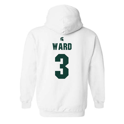 Michigan State - NCAA Men's Basketball : Cam Ward - Sports Shersey Hooded Sweatshirt-1