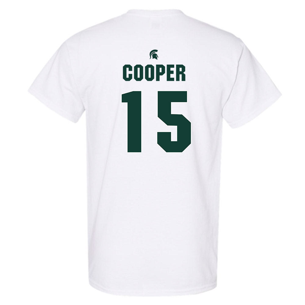 Michigan State - NCAA Men's Basketball : Carson Cooper - Sports Shersey T-Shirt-1