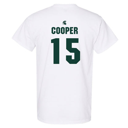 Michigan State - NCAA Men's Basketball : Carson Cooper - Sports Shersey T-Shirt-1