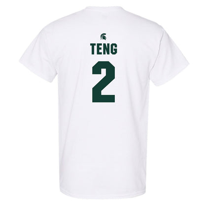 Michigan State - NCAA Men's Basketball : Kur Teng - Sports Shersey T-Shirt-1