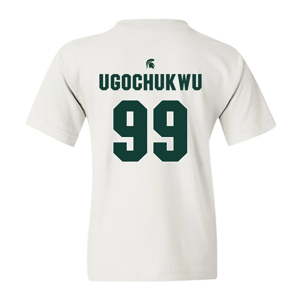 Michigan State - NCAA Men's Basketball : Divine-Collins Ugochukwu - Sports Shersey Youth T-Shirt-1