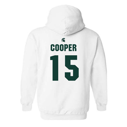 Michigan State - NCAA Men's Basketball : Carson Cooper - Sports Shersey Hooded Sweatshirt-1