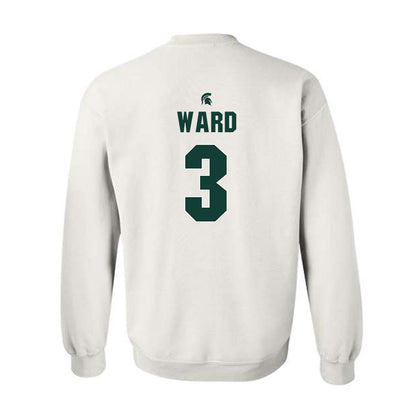 Michigan State - NCAA Men's Basketball : Cam Ward - Sports Shersey Crewneck Sweatshirt-1