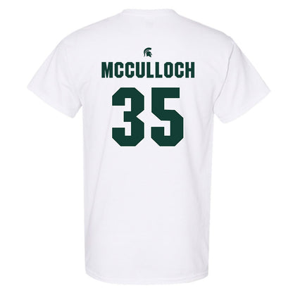 Michigan State - NCAA Men's Basketball : Jesse McCulloch - Sports Shersey T-Shirt-1