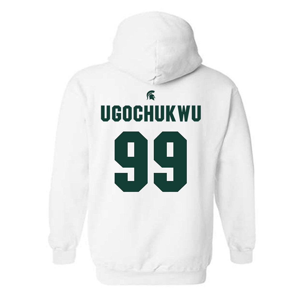 Michigan State - NCAA Men's Basketball : Divine-Collins Ugochukwu - Sports Shersey Hooded Sweatshirt-1