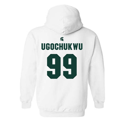 Michigan State - NCAA Men's Basketball : Divine-Collins Ugochukwu - Sports Shersey Hooded Sweatshirt-1