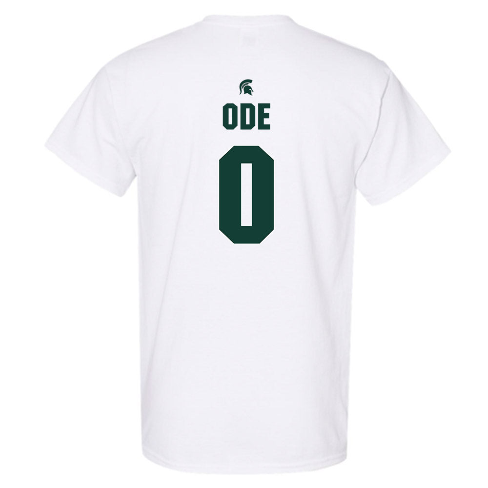 Michigan State - NCAA Women's Basketball : Jordan Ode - Sports Shersey T-Shirt-1