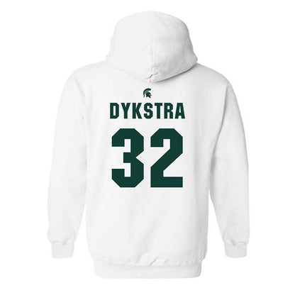 Michigan State - NCAA Women's Basketball : Marah Dykstra - Sports Shersey Hooded Sweatshirt-1