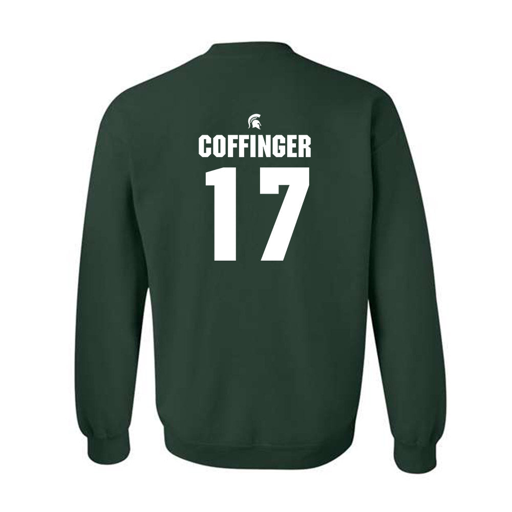 Michigan State - NCAA Softball : Ava Coffinger - Generic Shersey Crewneck Sweatshirt-1