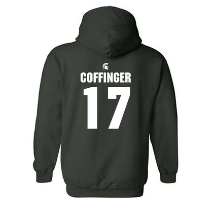 Michigan State - NCAA Softball : Ava Coffinger - Generic Shersey Hooded Sweatshirt-1