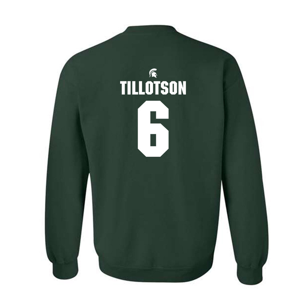 Michigan State - NCAA Women's Soccer : Remini Tillotson - Generic Shersey Crewneck Sweatshirt-1