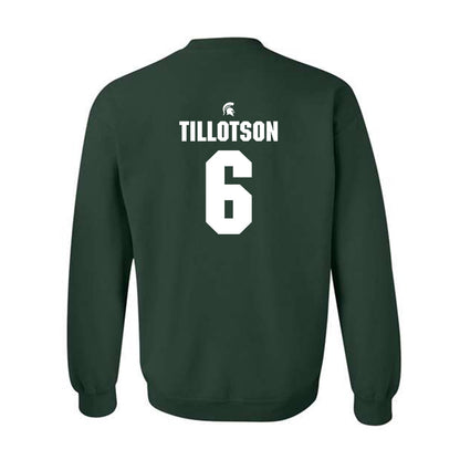 Michigan State - NCAA Women's Soccer : Remini Tillotson - Generic Shersey Crewneck Sweatshirt-1
