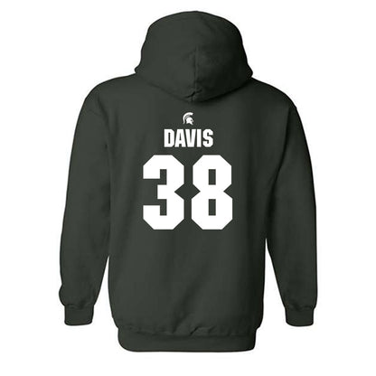 Michigan State - NCAA Football : Dorian Davis - Generic Shersey Hooded Sweatshirt