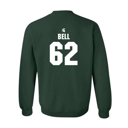 Michigan State - NCAA Football : Justin Bell - Generic Shersey Crewneck Sweatshirt-1