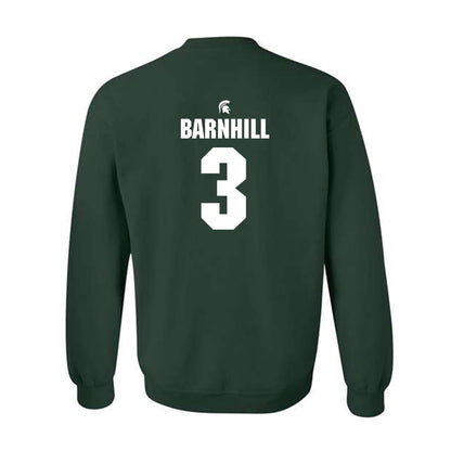 Michigan State - NCAA Men's Ice Hockey : Sean Barnhill - Generic Shersey Crewneck Sweatshirt-1