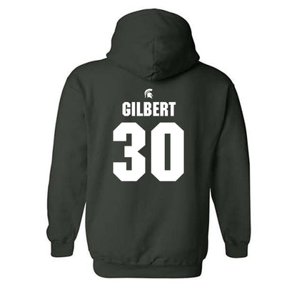 Michigan State - NCAA Men's Ice Hockey : Dolan Gilbert - Generic Shersey Hooded Sweatshirt