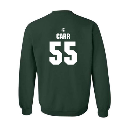 Michigan State - NCAA Men's Basketball : Coen Carr - Generic Shersey Crewneck Sweatshirt-1