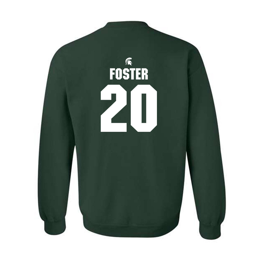 Michigan State - NCAA Football : Shawn Foster - Generic Shersey Crewneck Sweatshirt