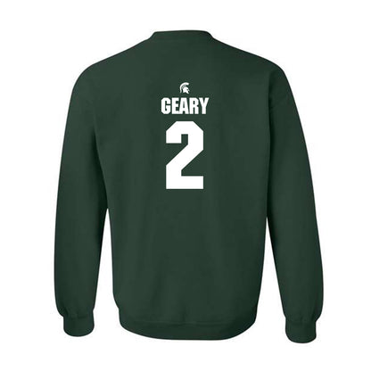 Michigan State - NCAA Men's Ice Hockey : Patrick Geary - Generic Shersey Crewneck Sweatshirt-1