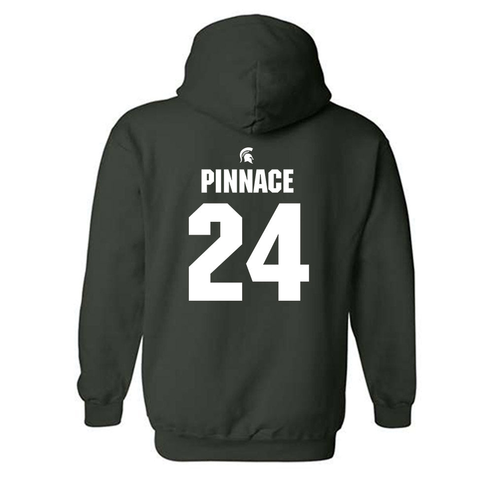 Michigan State - NCAA Football : Anthony Pinnace - Generic Shersey Hooded Sweatshirt-1