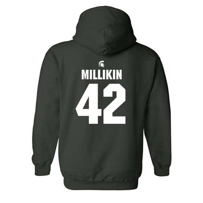 Michigan State - NCAA Football : David Millikin - Hooded Sweatshirt