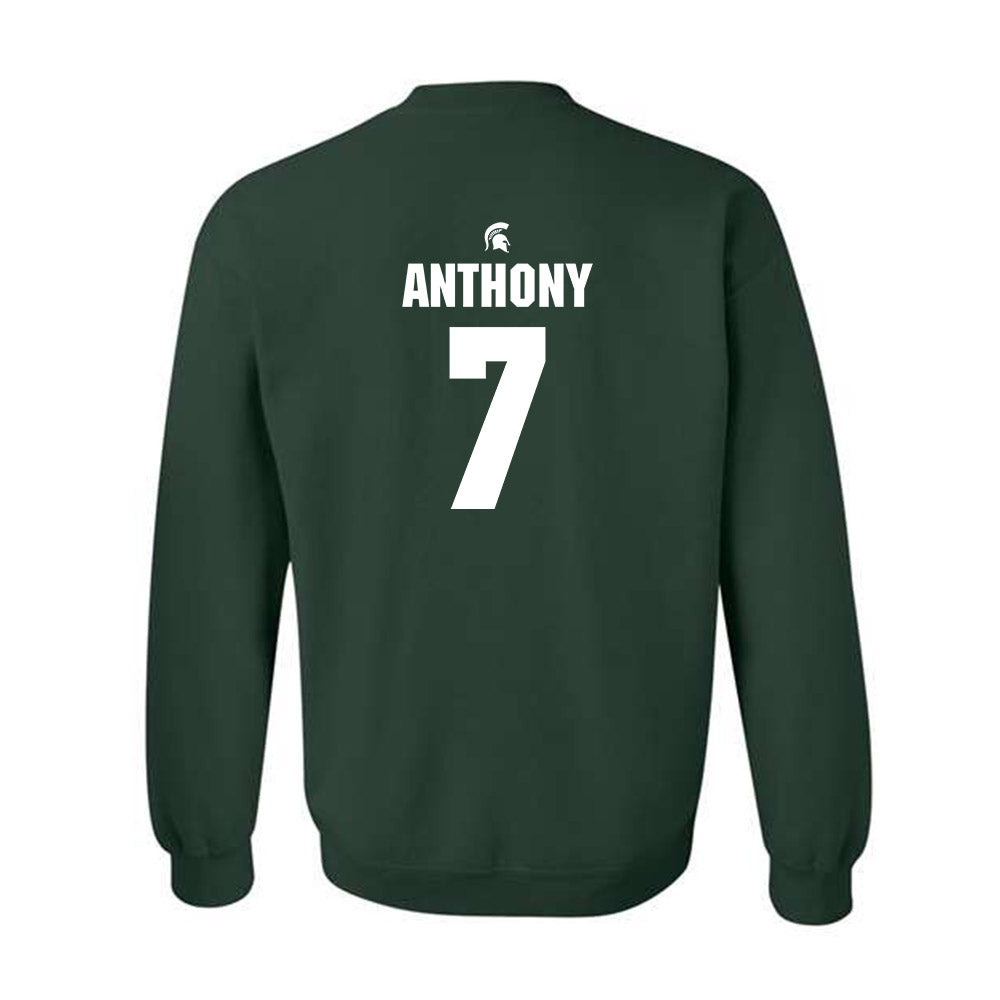 Michigan State - NCAA Softball : Mik Anthony - Generic Shersey Crewneck Sweatshirt