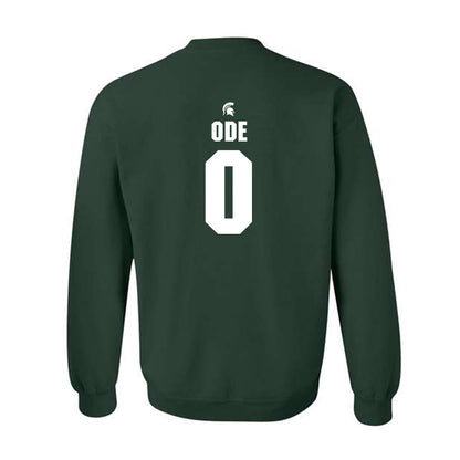 Michigan State - NCAA Women's Basketball : Jordan Ode - Generic Shersey Crewneck Sweatshirt-1