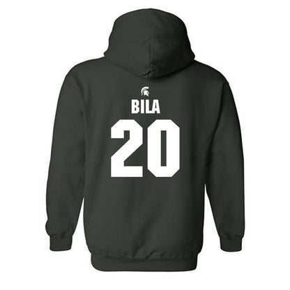 Michigan State - NCAA Softball : Hailey Bila - Generic Shersey Hooded Sweatshirt-1