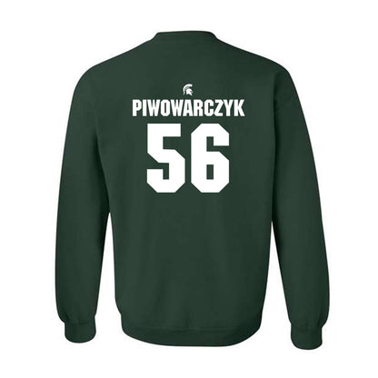 Michigan State - NCAA Football : Christopher Piwowarczyk - Generic Shersey Crewneck Sweatshirt