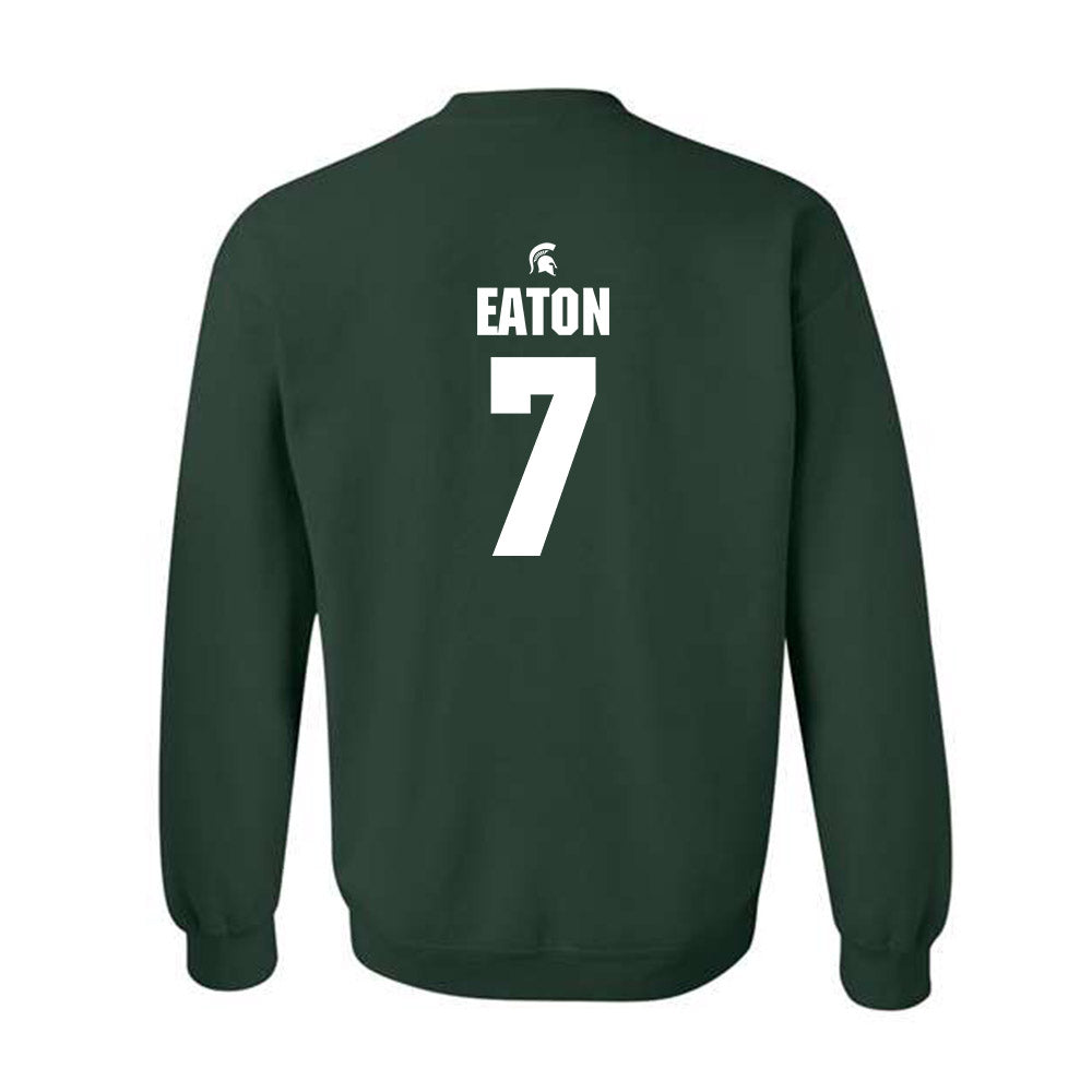 Michigan State - NCAA Football : Joshua Eaton - Generic Shersey Crewneck Sweatshirt-1