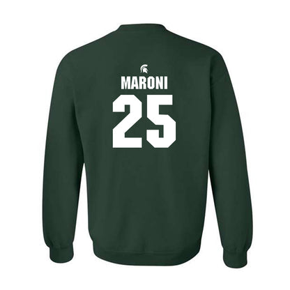 Michigan State - NCAA Women's Soccer : Samantha Maroni - Generic Shersey Crewneck Sweatshirt-1