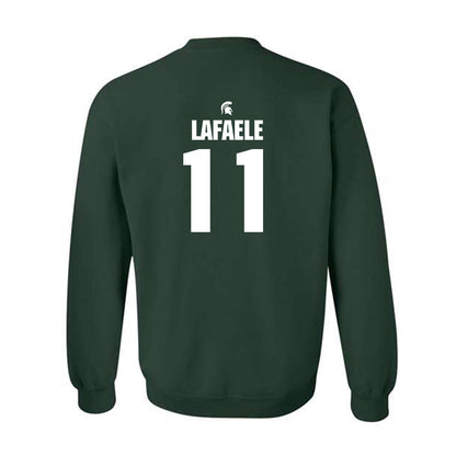 Michigan State - NCAA Football : Anelu Lafaele - Generic Shersey Crewneck Sweatshirt-1