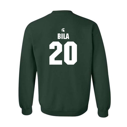 Michigan State - NCAA Softball : Hailey Bila - Generic Shersey Crewneck Sweatshirt-1
