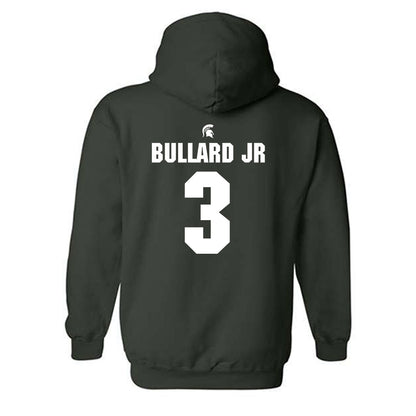 Michigan State - NCAA Football : Rodney Bullard Jr - Generic Shersey Hooded Sweatshirt-1