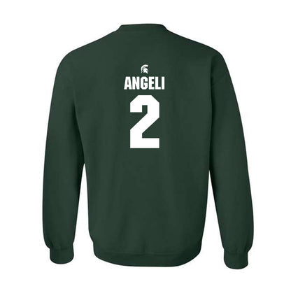 Michigan State - NCAA Women's Field Hockey : Nina Angeli - Generic Shersey Crewneck Sweatshirt-1
