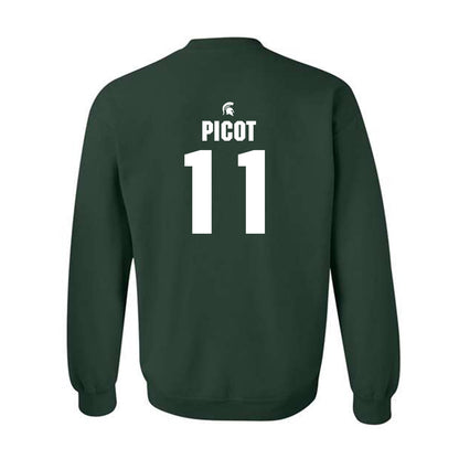 Michigan State - NCAA Baseball : Parker Picot - Generic Shersey Crewneck Sweatshirt-1