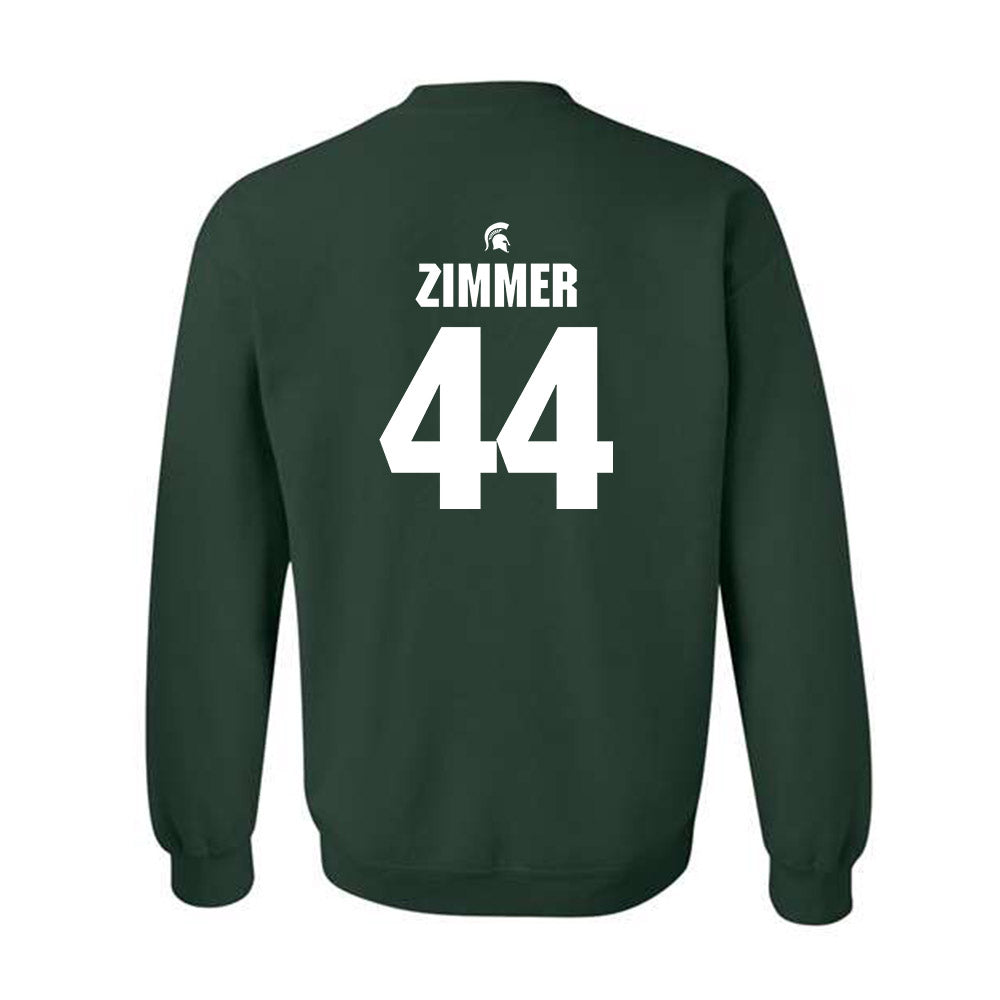 Michigan State - NCAA Baseball : Ryan Zimmer - Generic Shersey Crewneck Sweatshirt-1