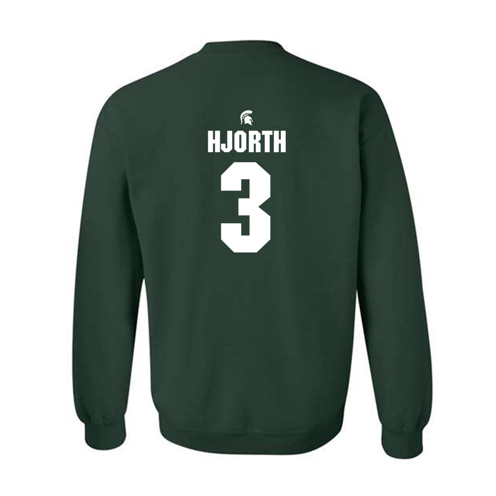 Michigan State - NCAA Women's Soccer : Taya Hjorth - Generic Shersey Crewneck Sweatshirt