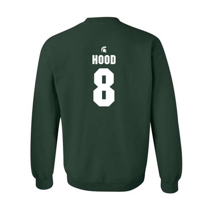 Michigan State - NCAA Women's Volleyball : Mia Hood - Generic Shersey Crewneck Sweatshirt-1