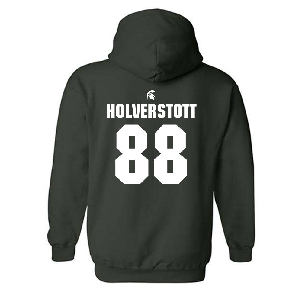 Michigan State - NCAA Softball : Sophie Holverstott - Generic Shersey Hooded Sweatshirt-1