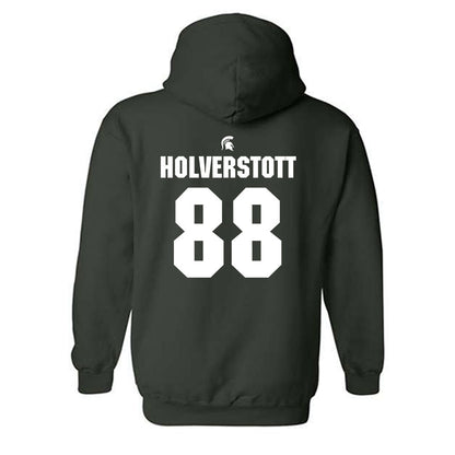 Michigan State - NCAA Softball : Sophie Holverstott - Generic Shersey Hooded Sweatshirt-1